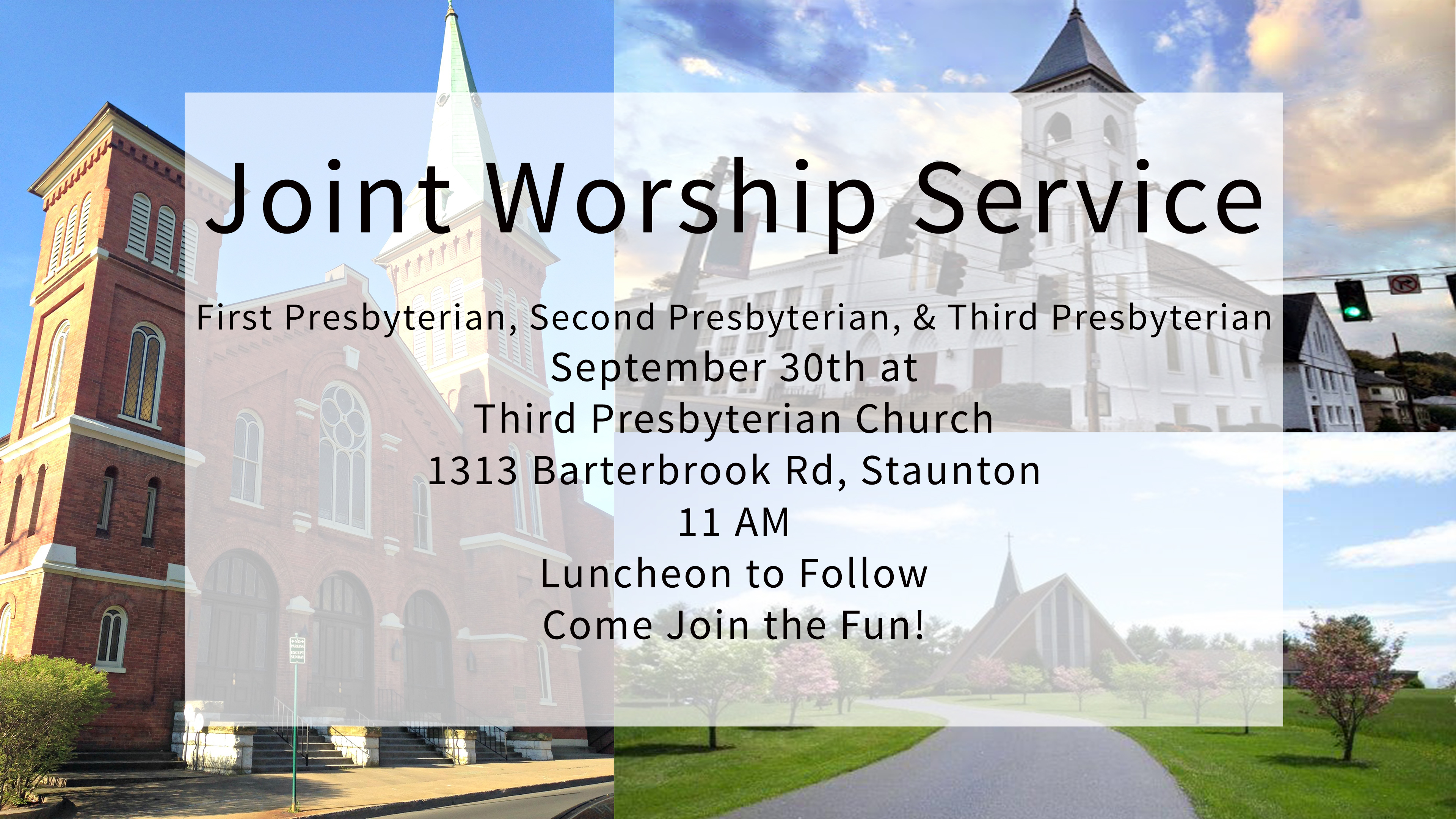 Joint Service – Second Presbyterian